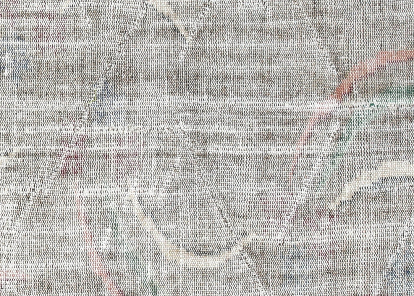 Vintage Turkish Mid-Century-Modern Rug - 6' x 8'10"