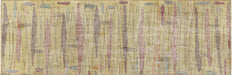 Vintage Turkish Mid-Century Modern Runner - 3'4" x 10'2"