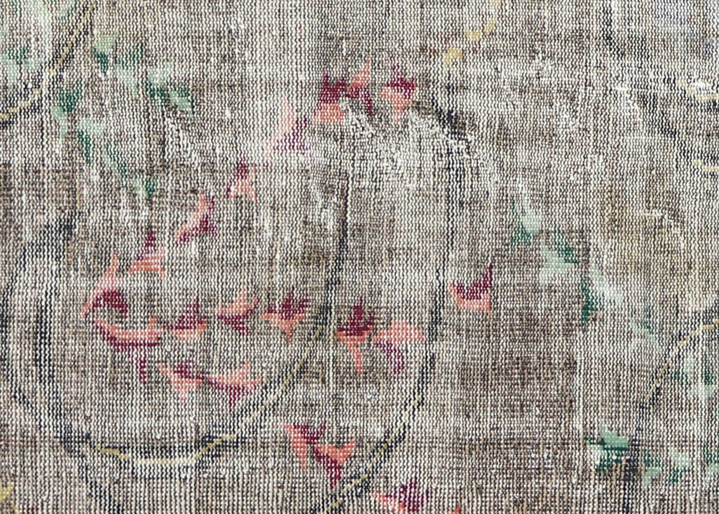 Vintage Turkish Mid-Century-Modern Rug - 6'2" x 9'3"
