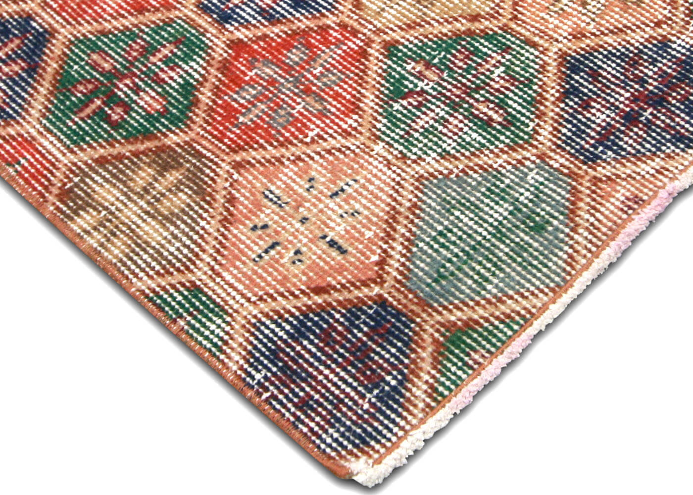 Vintage Turkish Mid-Century-Modern Rug - 7'9" x 9'9"
