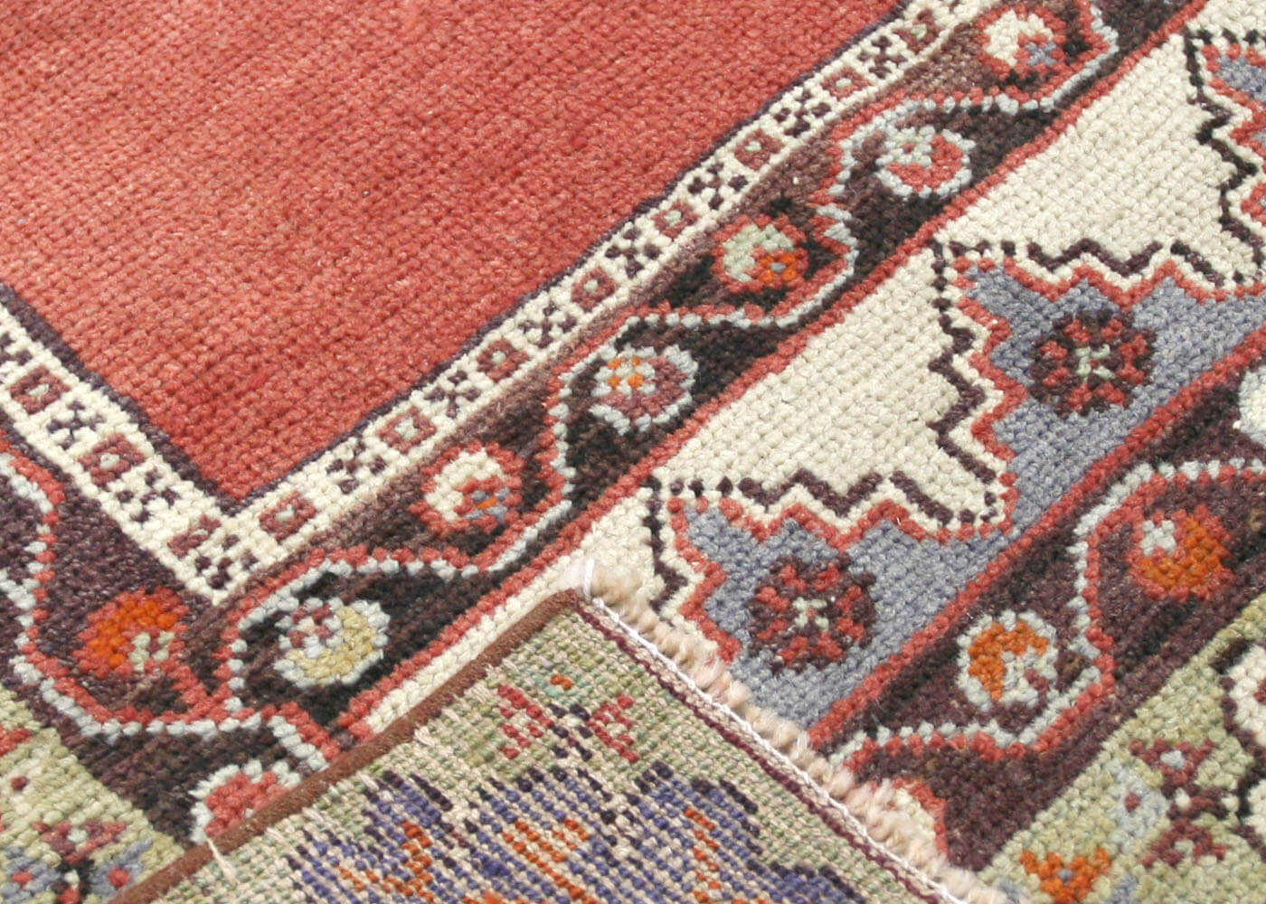 Vintage Turkish Oushak Rug - 3'2" x 5'7"