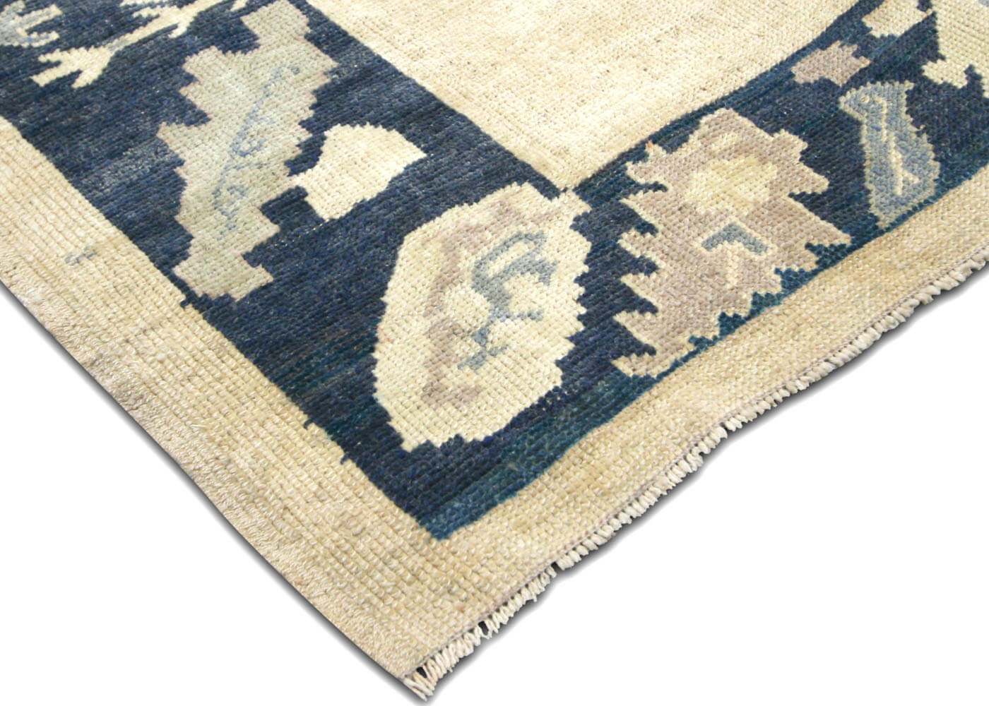 Vintage Turkish Oushak Rug - 5'2" x 12'