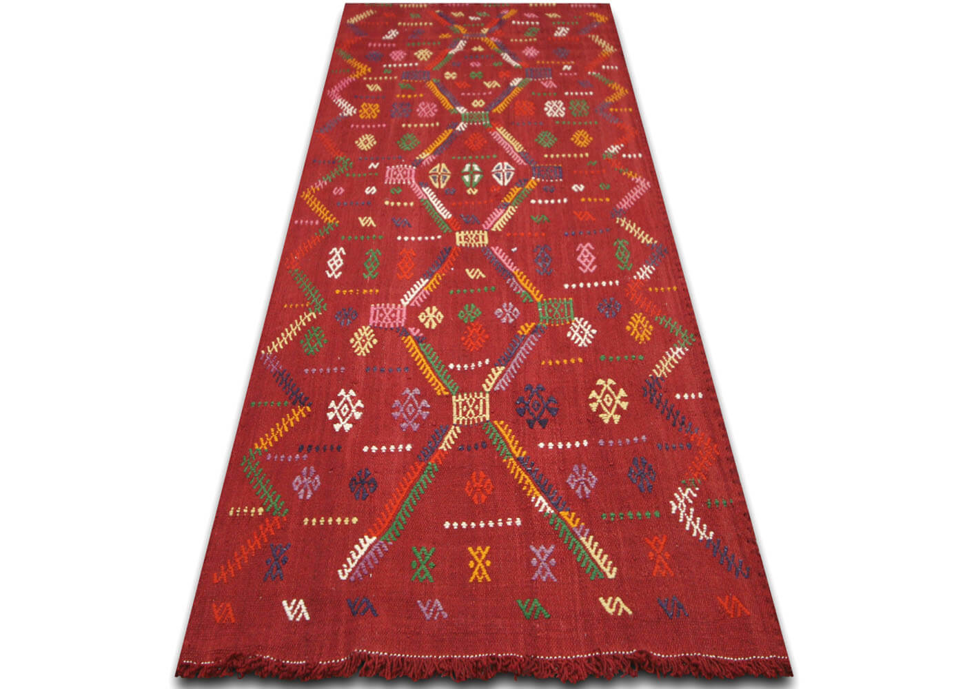 Vintage Turkish Kilim Runner - 2'11" x 7'5"