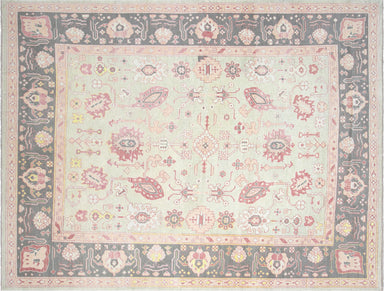 Recently Woven Turkish Oushak Carpet - 10'5" x 13'11"