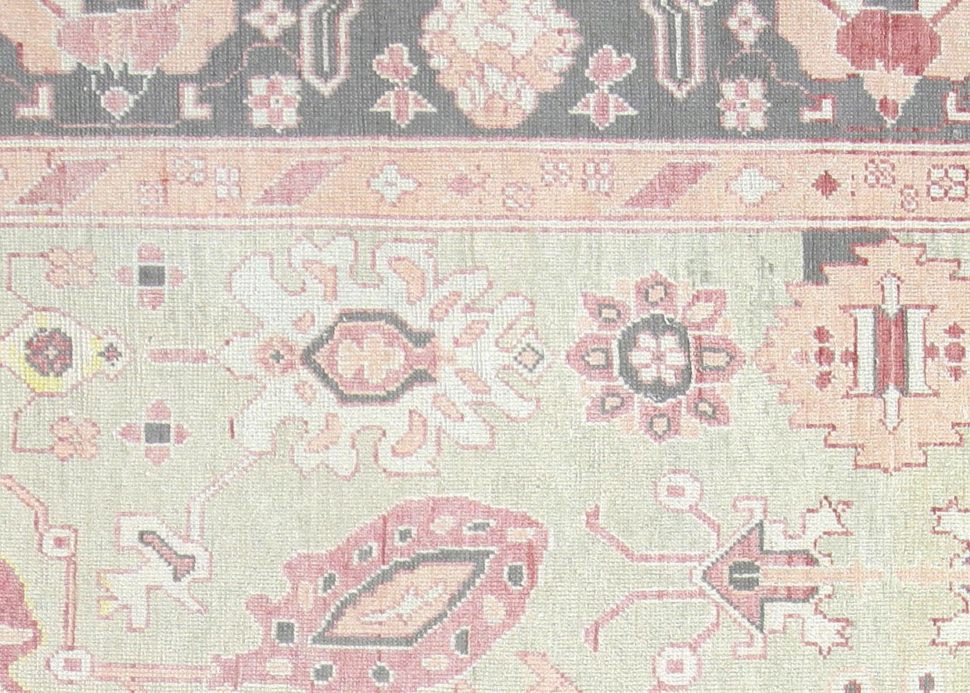 Vintage Turkish Oushak Rug - 10'5" x 13'11"