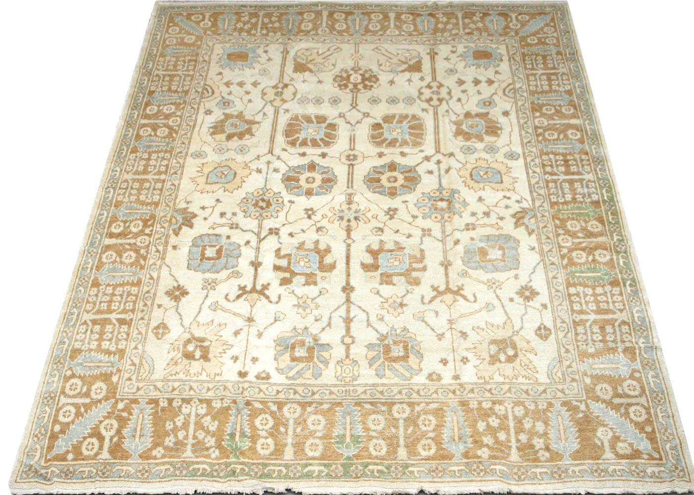 Vintage Turkish Oushak Rug - 11'6" x 14'6"