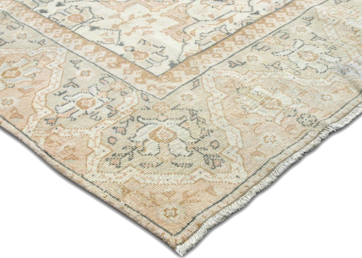 Vintage Turkish Oushak Rug - 5'8" x 10"