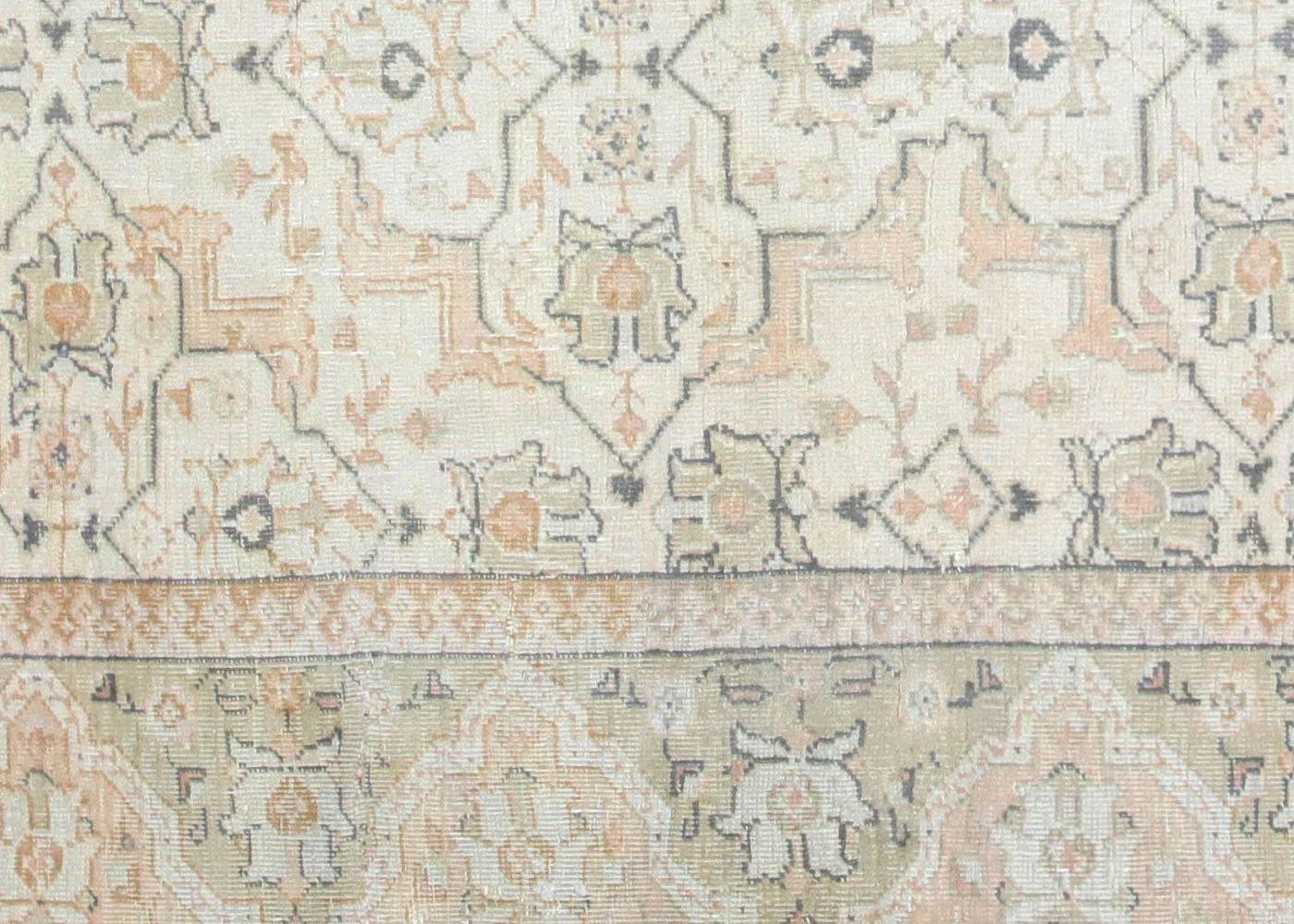 Vintage Turkish Oushak Rug - 5'8" x 10"