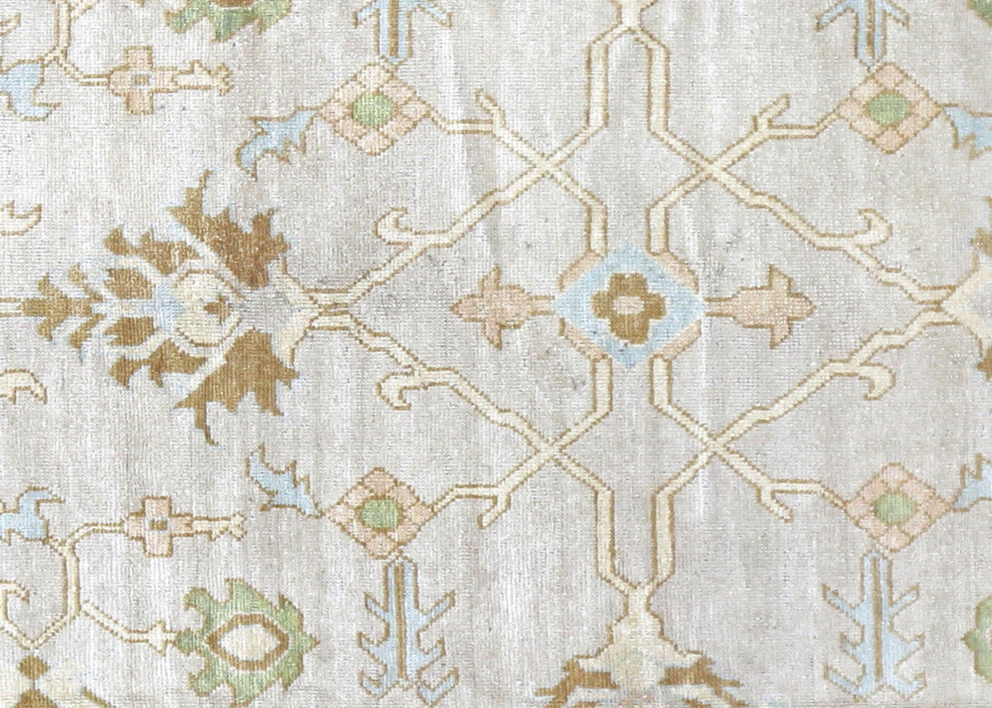 Vintage Turkish Oushak Rug - 11'7" x 15'9"