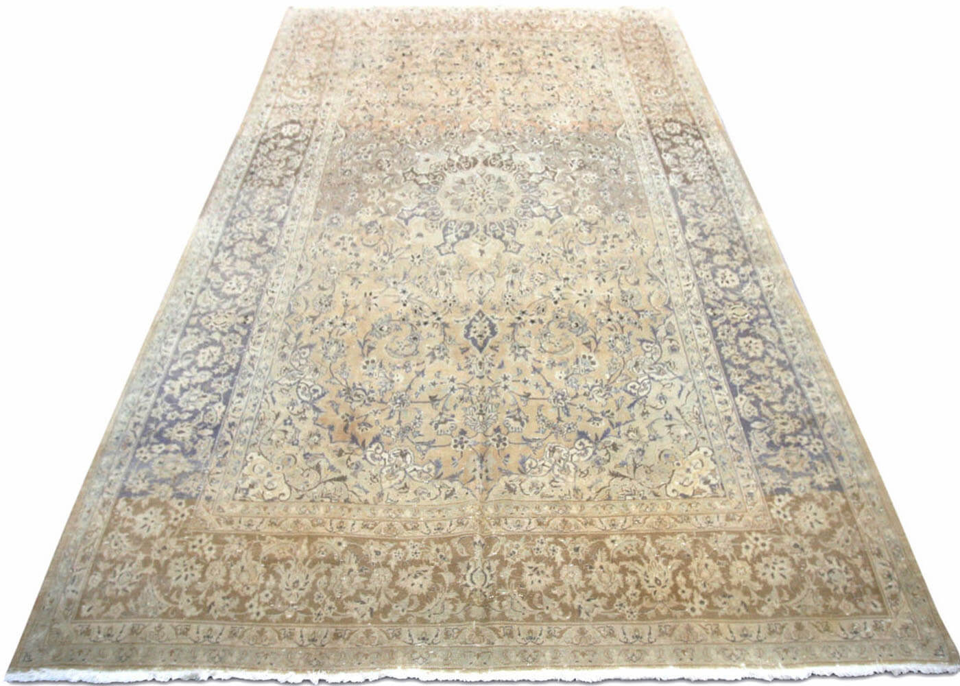 Vintage Persian Tabriz Rug - 9'7" x 15'4"