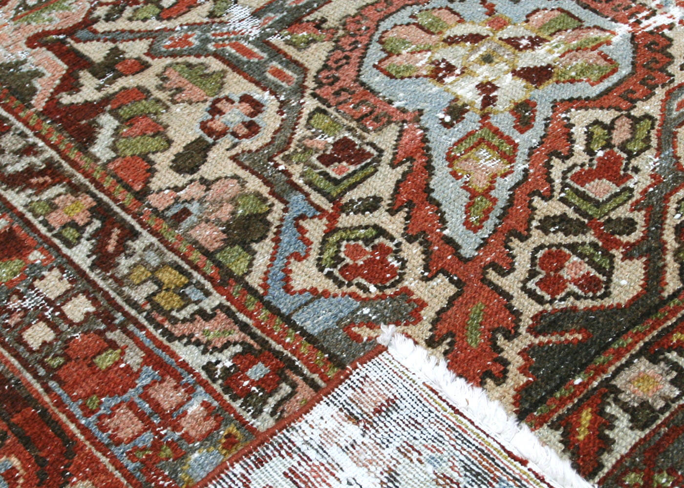 Semi Antique Persian Baktiari Rug - 11'1" x 13'4"