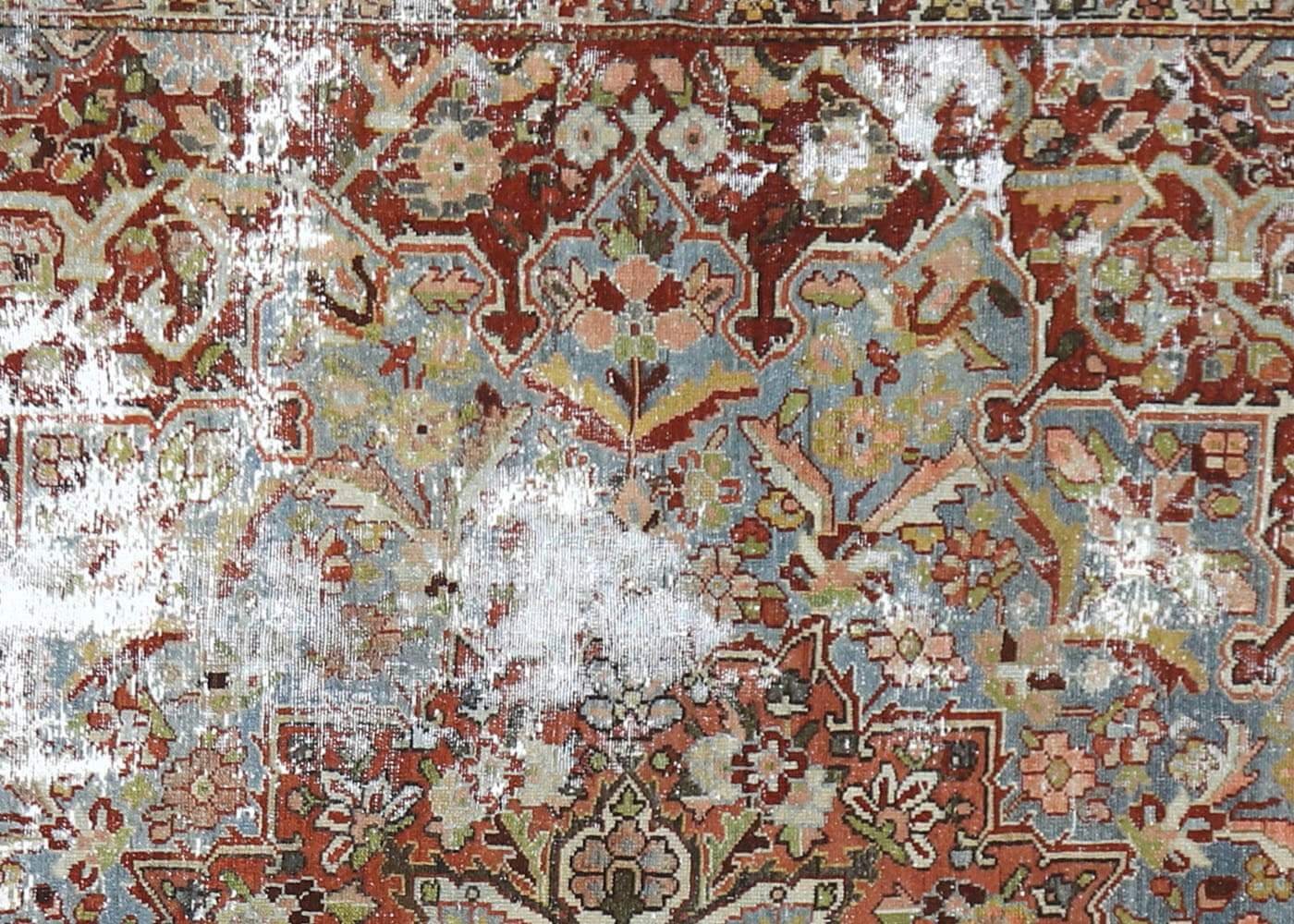 Semi Antique Persian Baktiari Rug - 11'1" x 13'4"