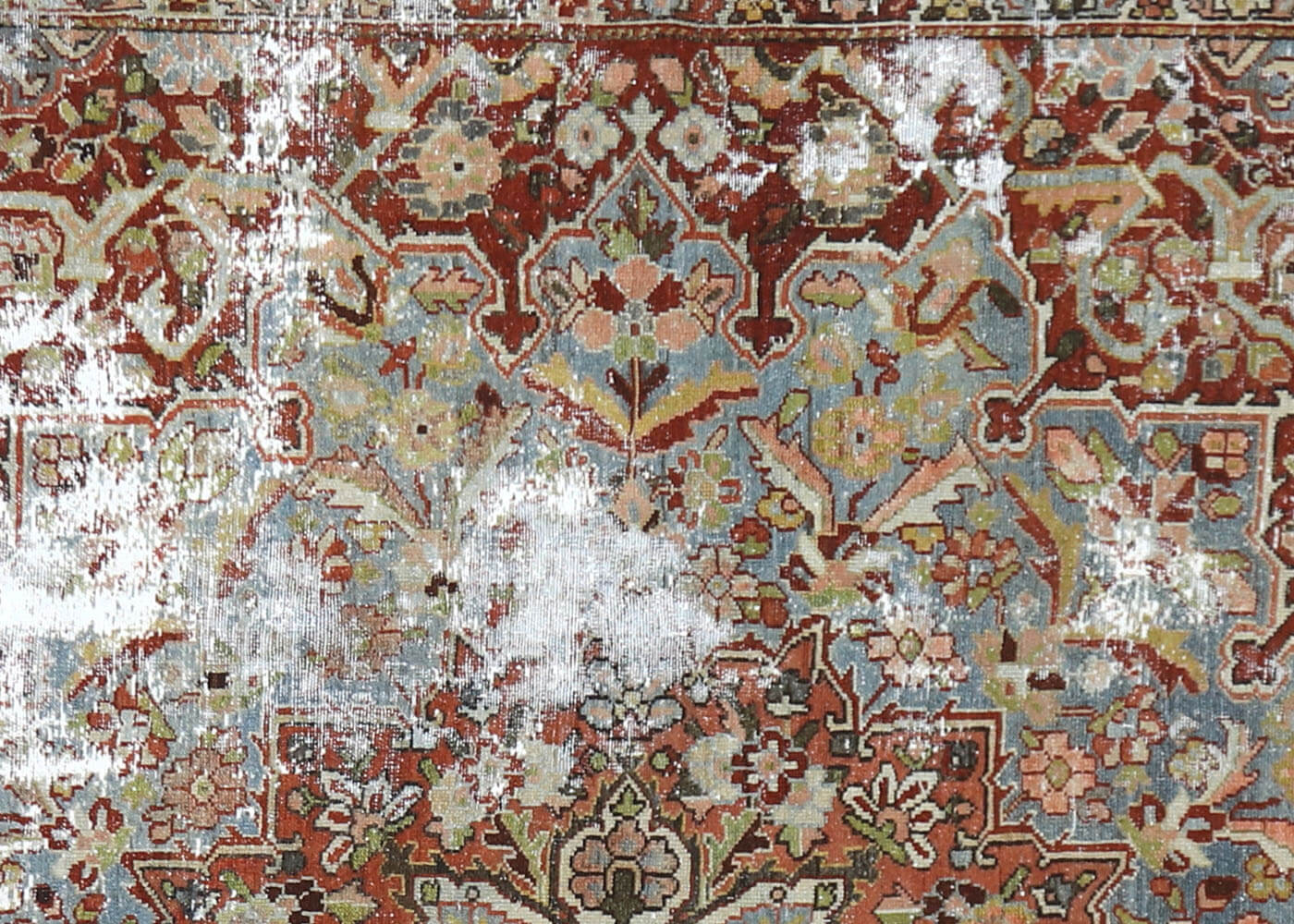 Semi Antique Persian Baktiari Rug - 11'1" x 13'4"