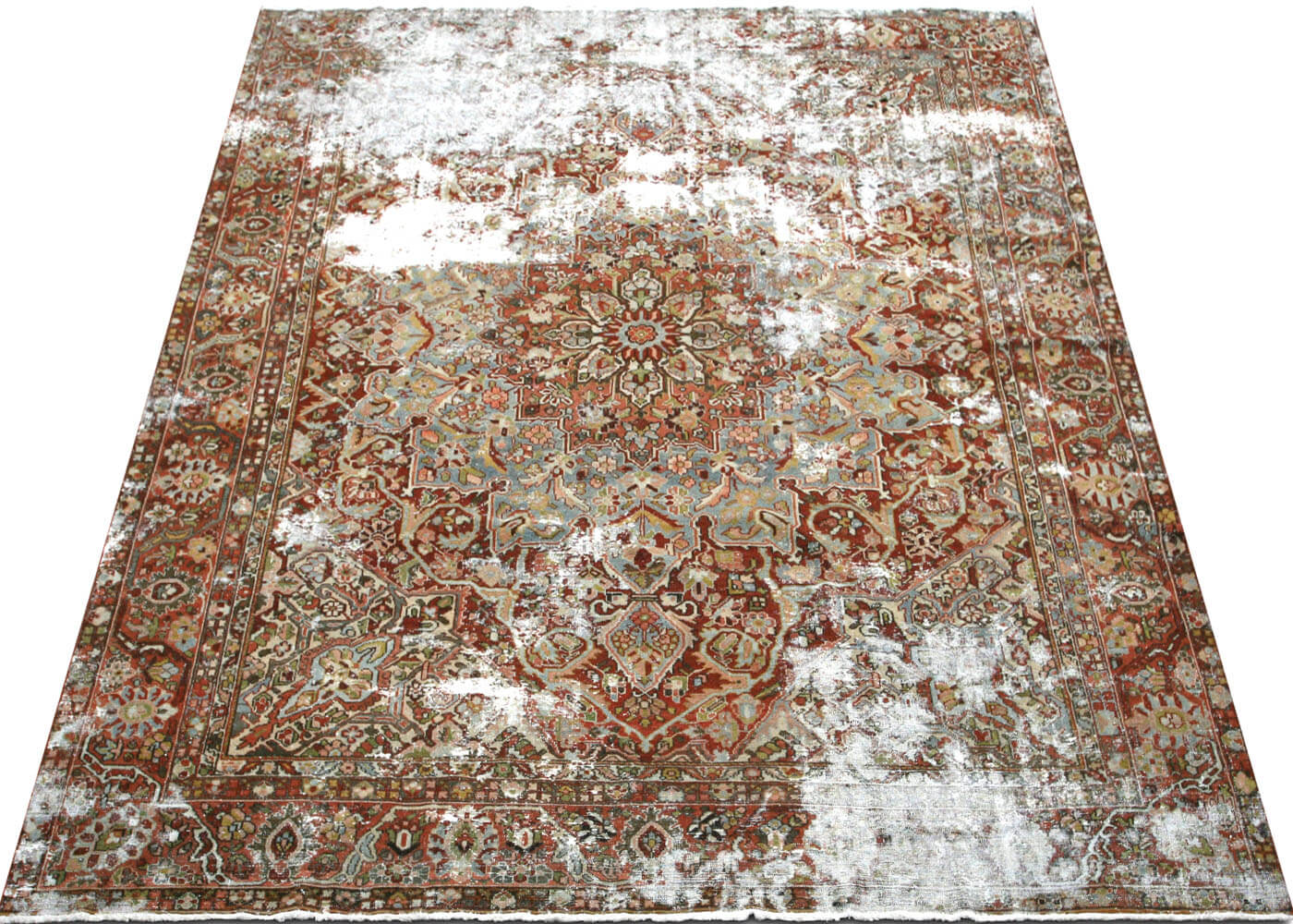 Semi Antique Persian Baktiari Rug - 11'1" x 13'4"