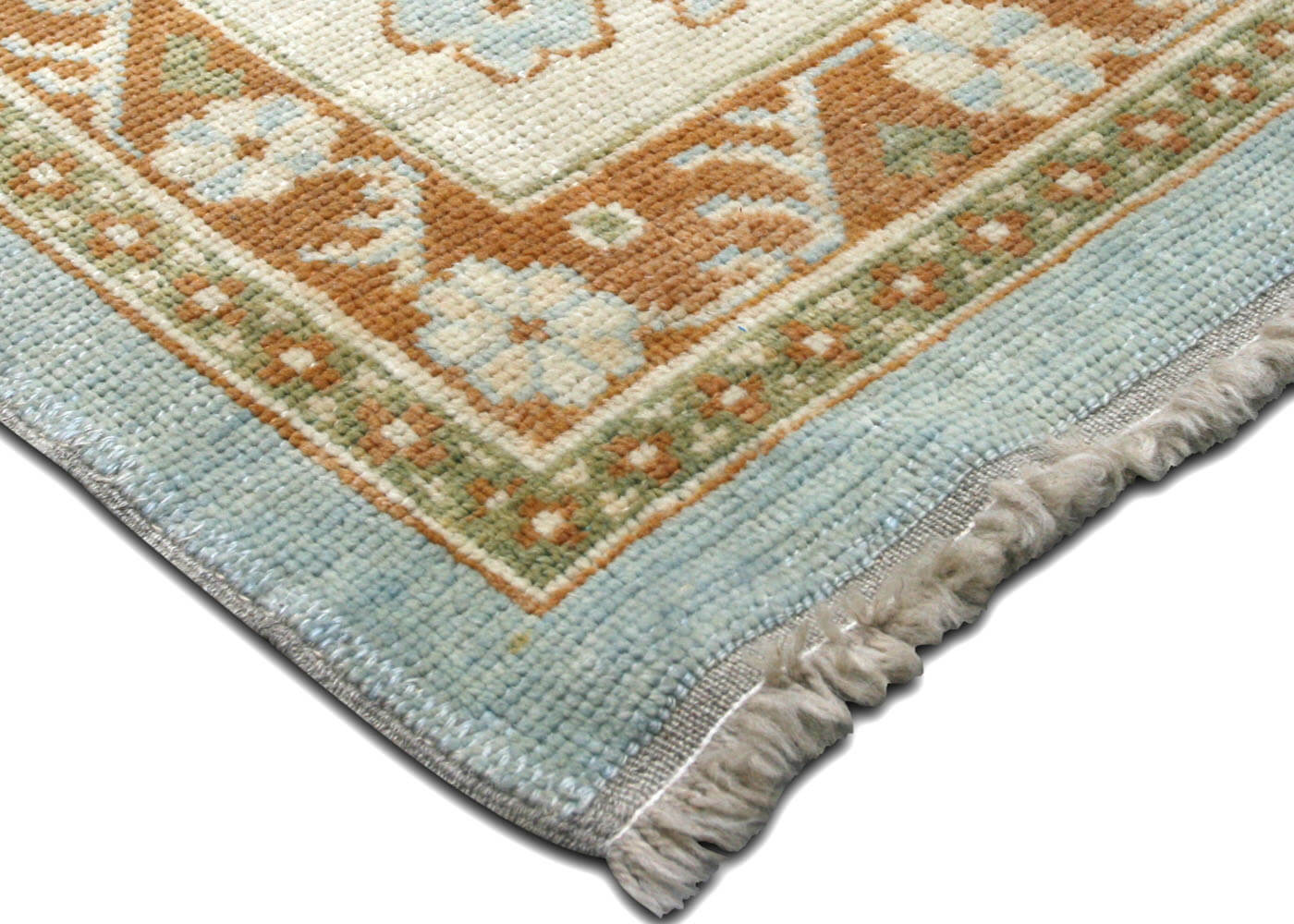 Vintage Turkish Oushak Rug - 12'8" x 18'5"