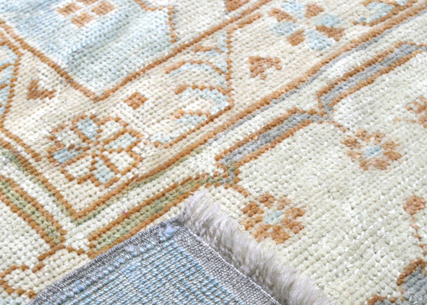 Vintage Turkish Oushak Rug - 12'8" x 18'5"