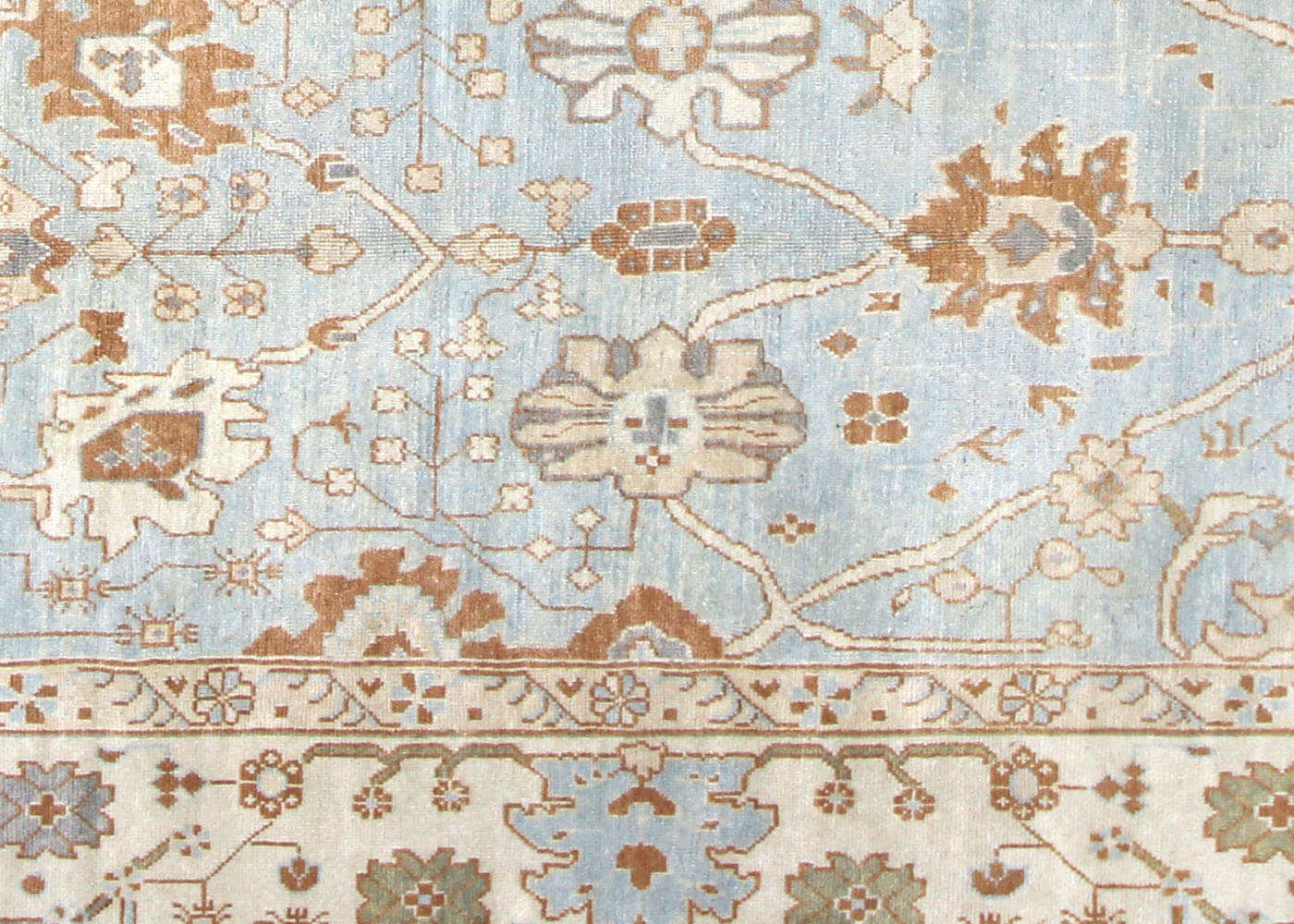 Vintage Turkish Oushak Rug - 12'8" x 18'5"