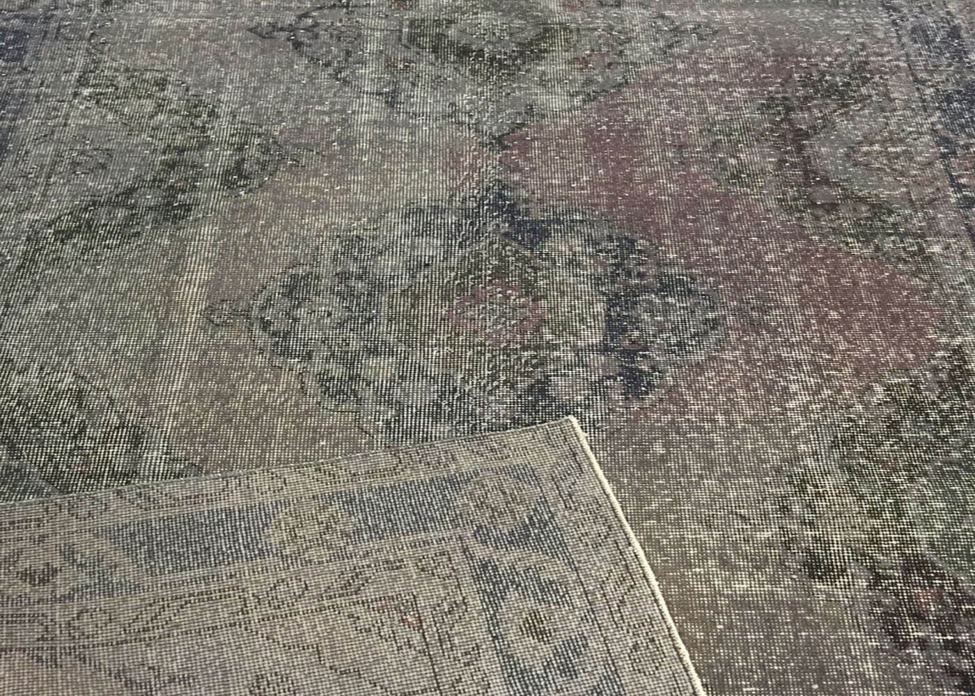 Vintage Turkish OverDyed Rug - 4'10" x 12'6"