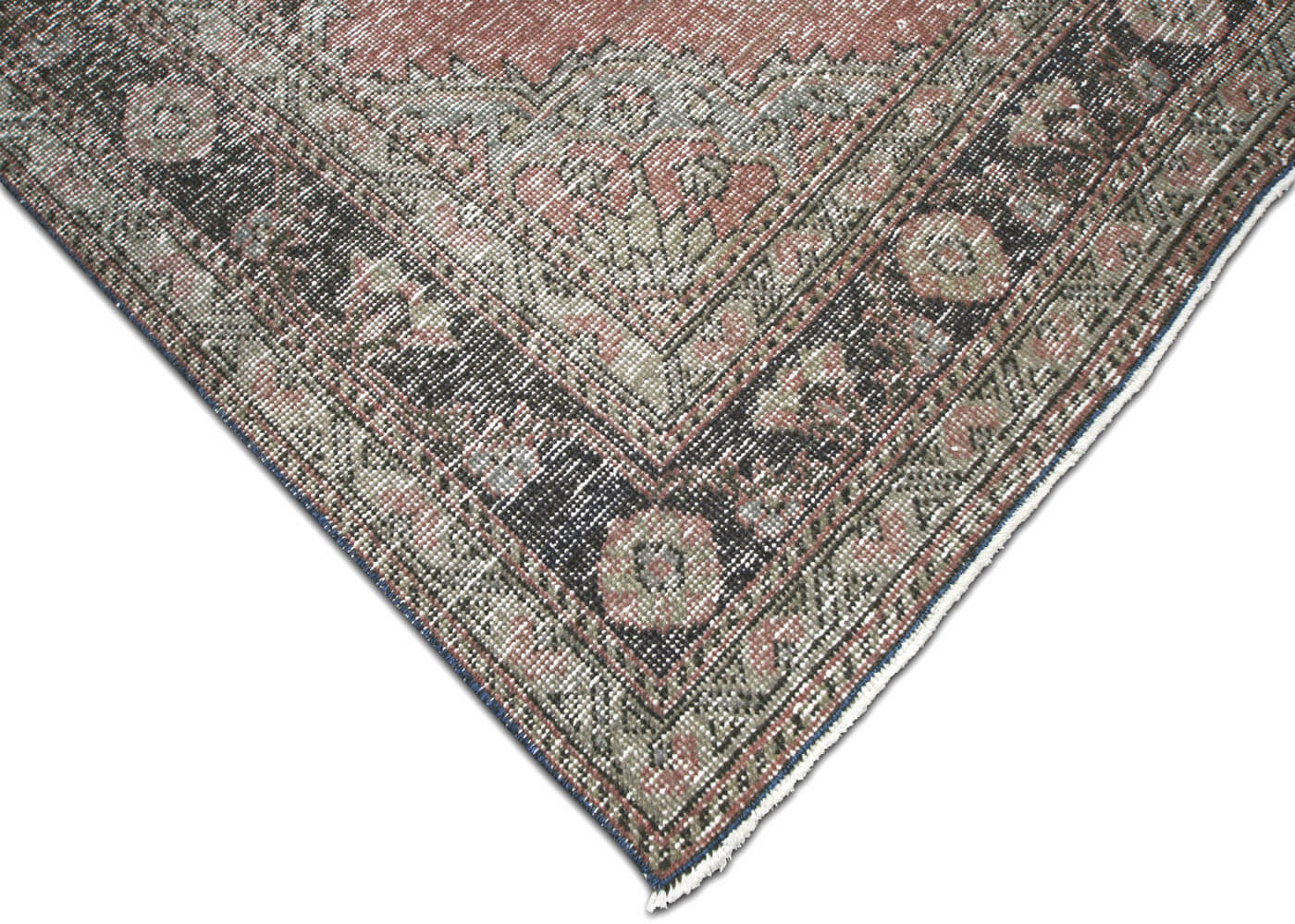 Vintage Turkish Oushak Rug - 4'10" x 12'11"