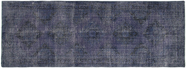 Vintage Turkish OverDyed Carpet - 4'9" x 13'