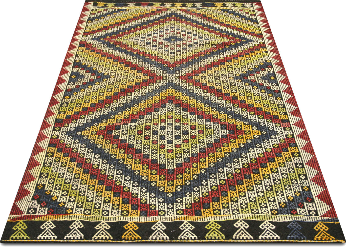 Vintage Turkish Kilim - 4'9" x 8'3"