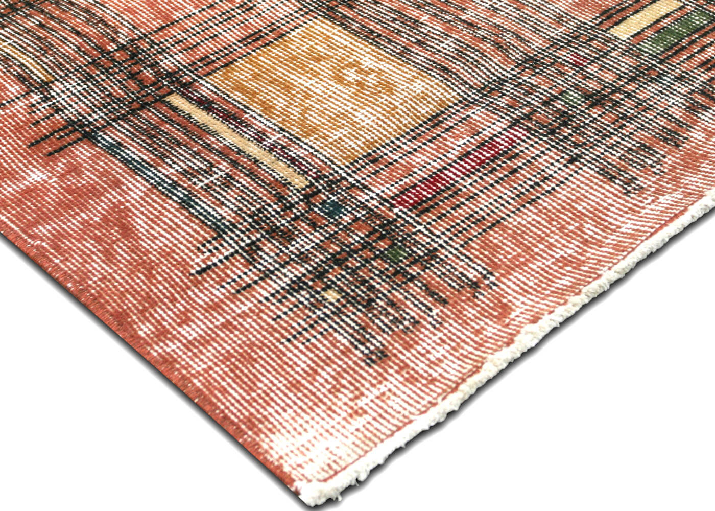 Vintage Turkish Mid-Century Modern Rug - 6'8" x 9'10"