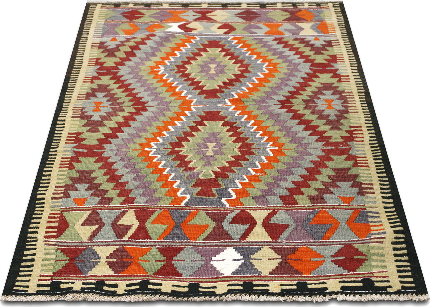 Vintage Turkish Kilim - 3'2" x 4'10"