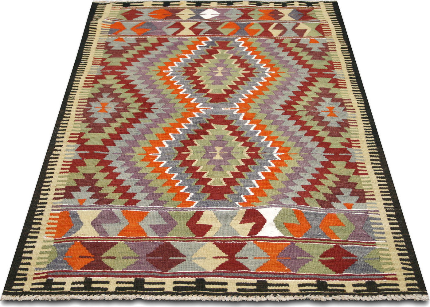 Vintage Turkish Kilim - 3'2" x 4'10"