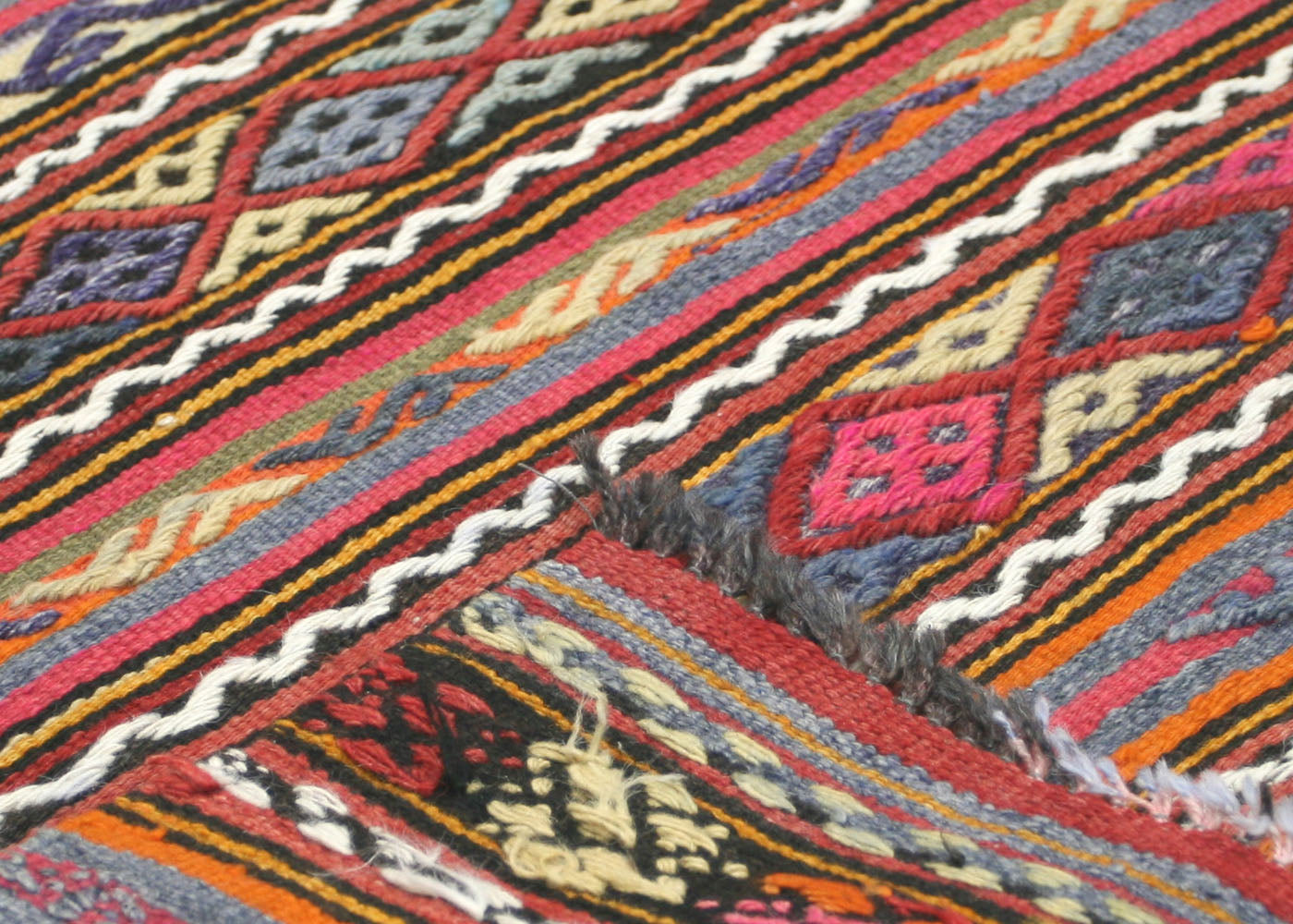 Vintage Turkish Kilim - 4'3" x 4'2"