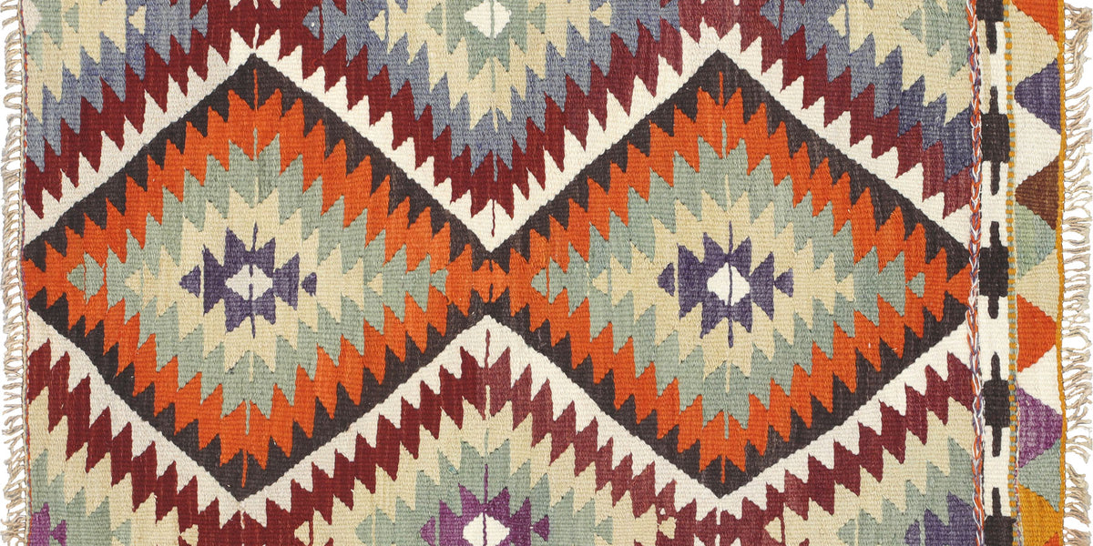 アート・デザイン・音楽 KILIMS MASTERPIECES FROM TURKEY RIZZOLI Vintage Turkish Kilim - 3'4