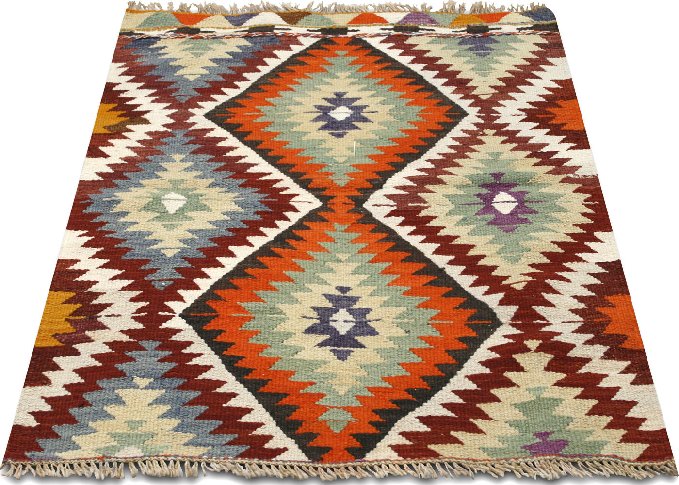 Vintage Turkish Kilim - 3'4" x 4'