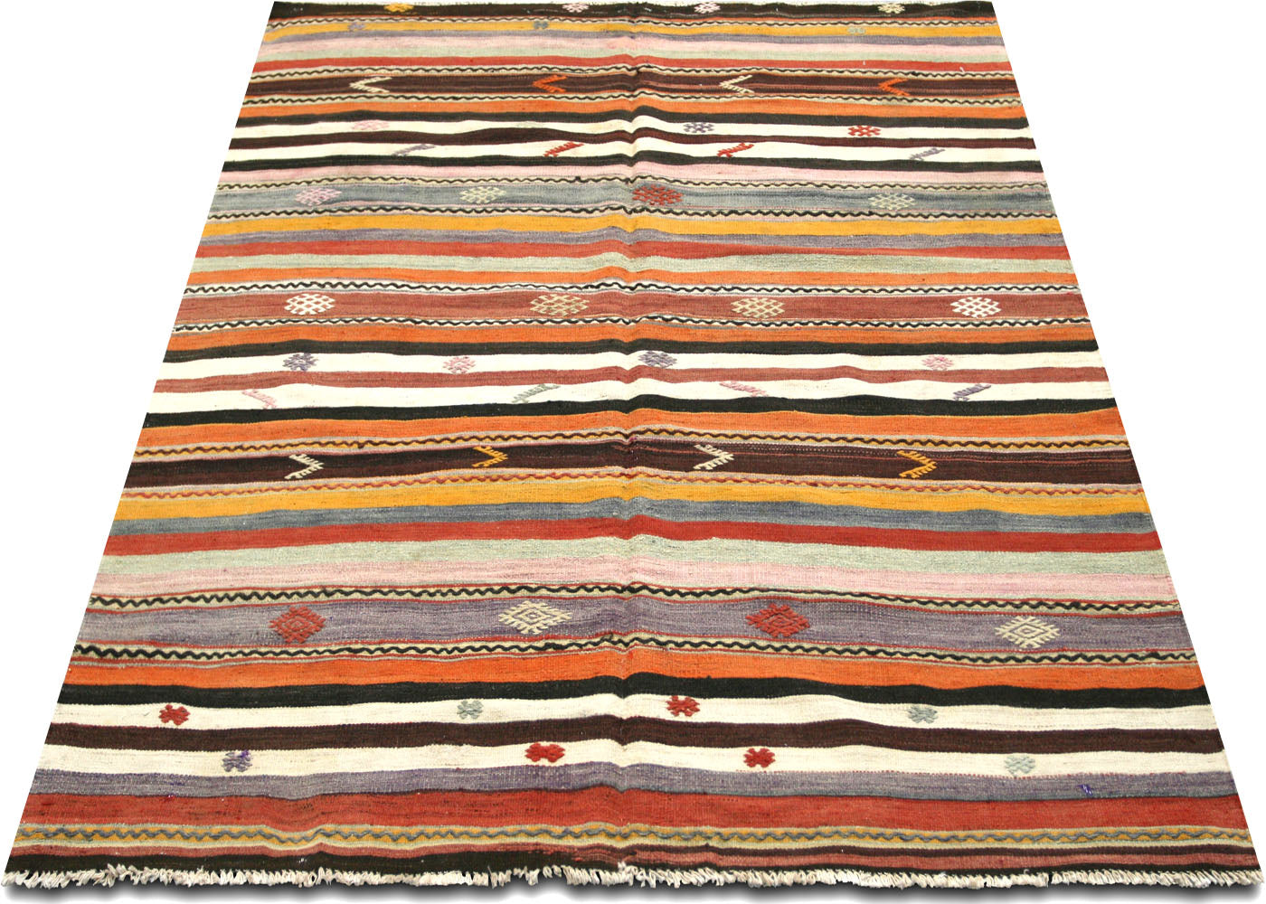 Vintage Turkish Kilim - 5'8" x 6'7"