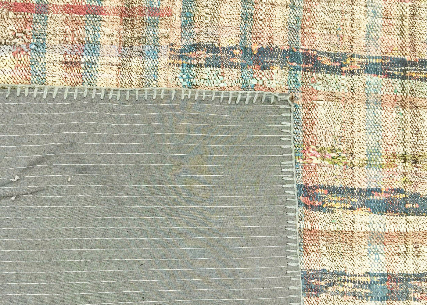 Vintage Turkish Rag Kilim - 5'2" x 8'1"