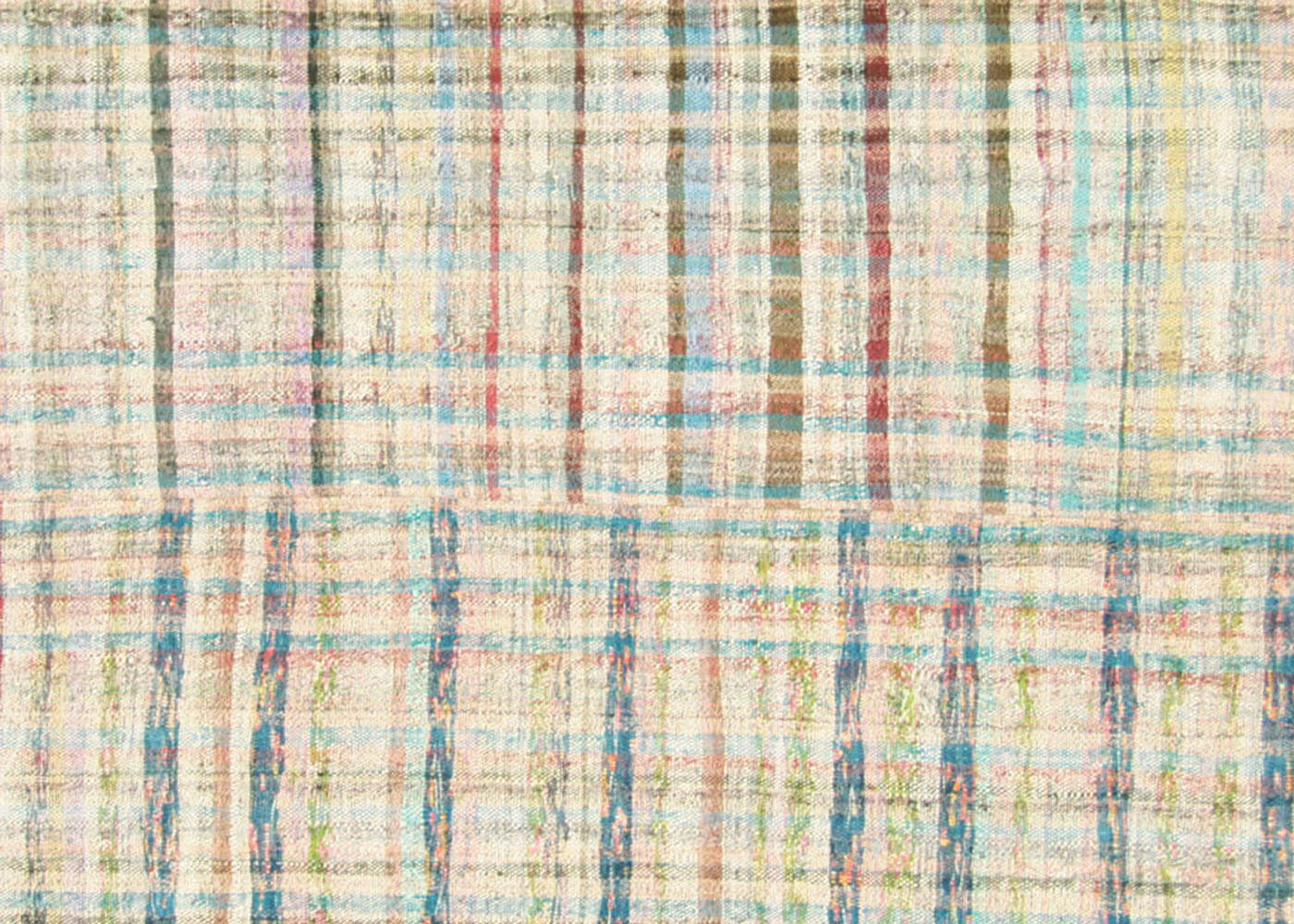 Vintage Turkish Rag Kilim - 5'2" x 8'1"