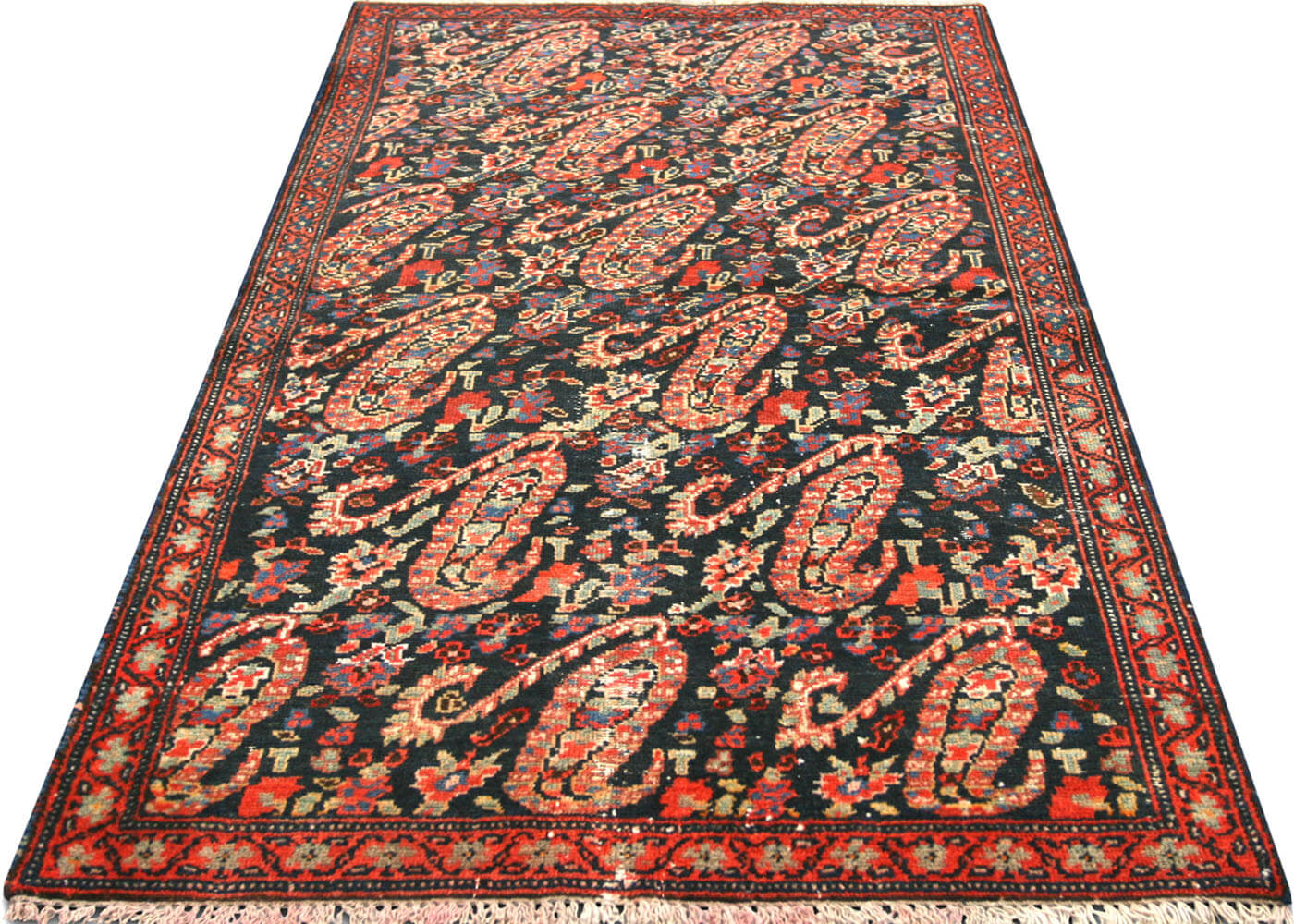 Semi Antique Persian Senne Rug - 2'5" x 4'2"