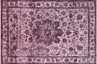 Vintage Persian Tabriz Overdyed Rug - 7'11" x 11'8"