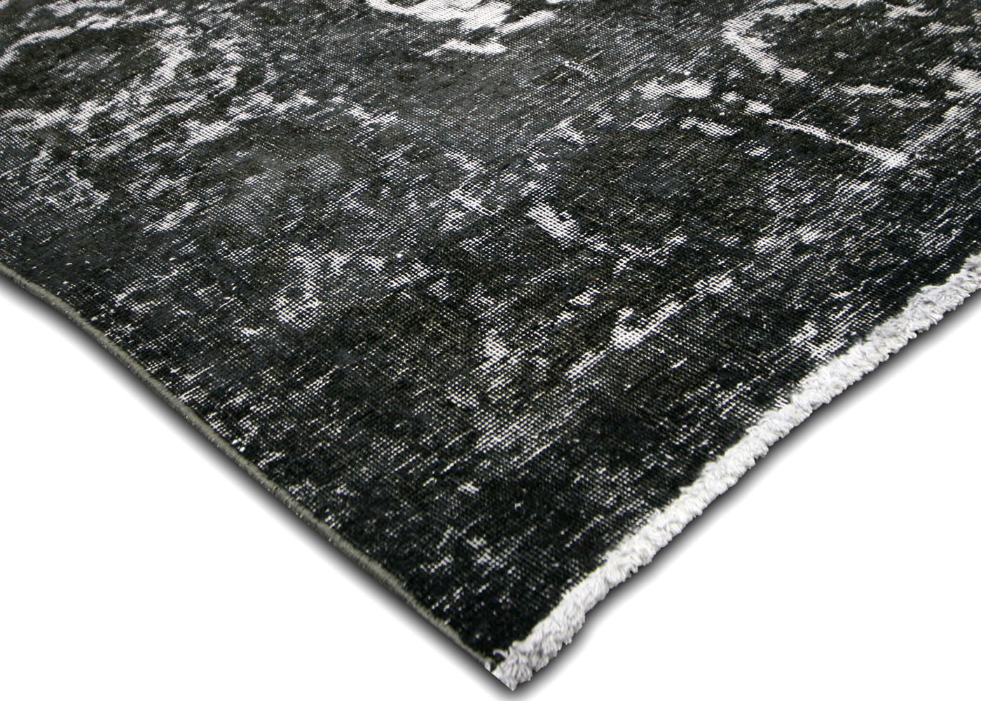 Vintage Persian Tabriz Overdyed Rug - 9'9" x 10'10"