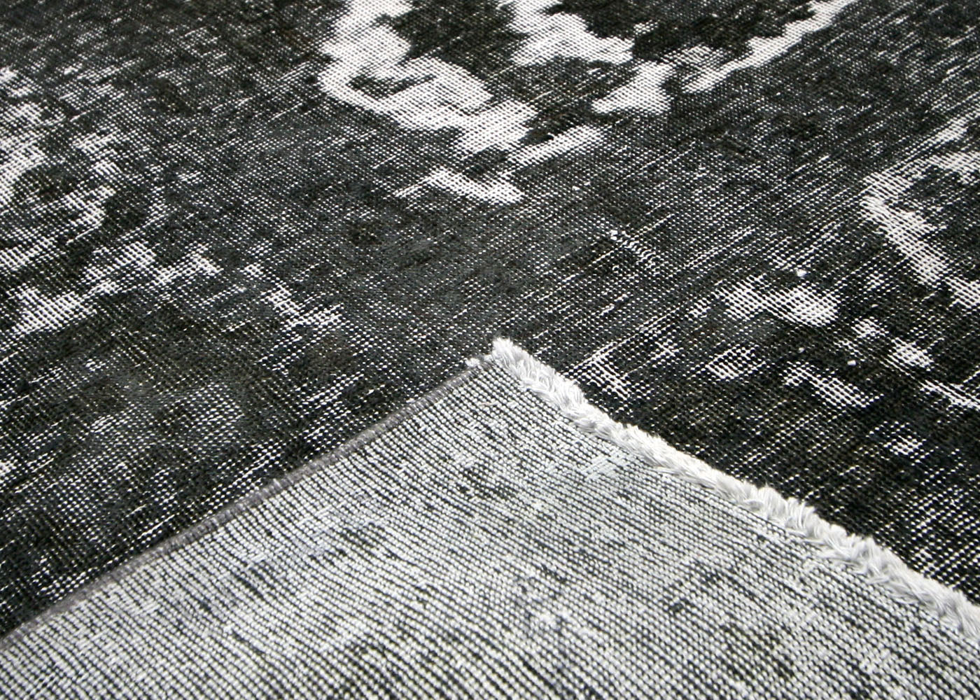Vintage Persian Tabriz Overdyed Rug - 9'9" x 10'10"
