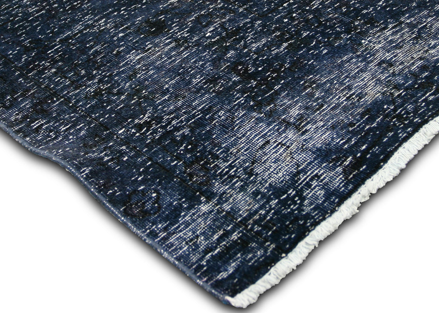 Vintage Persian Kerman Overdyed Rug - 9' x 11'8"