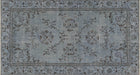 Vintage Turkish OverDyed Rug - 3'9" x 6'10"