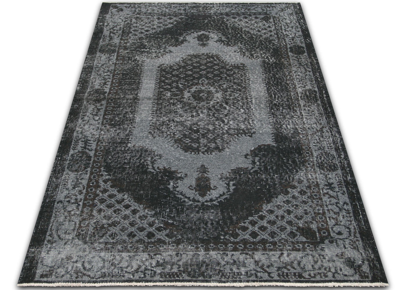 Vintage Turkish OverDyed Rug - 3'10" x 6'9"