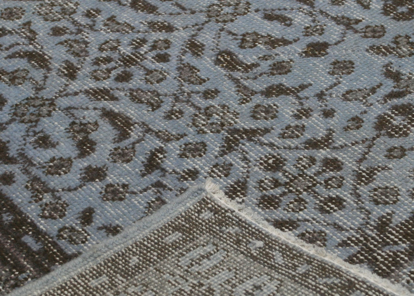 Vintage Turkish OverDyed Rug - 4'1" x 6'9"