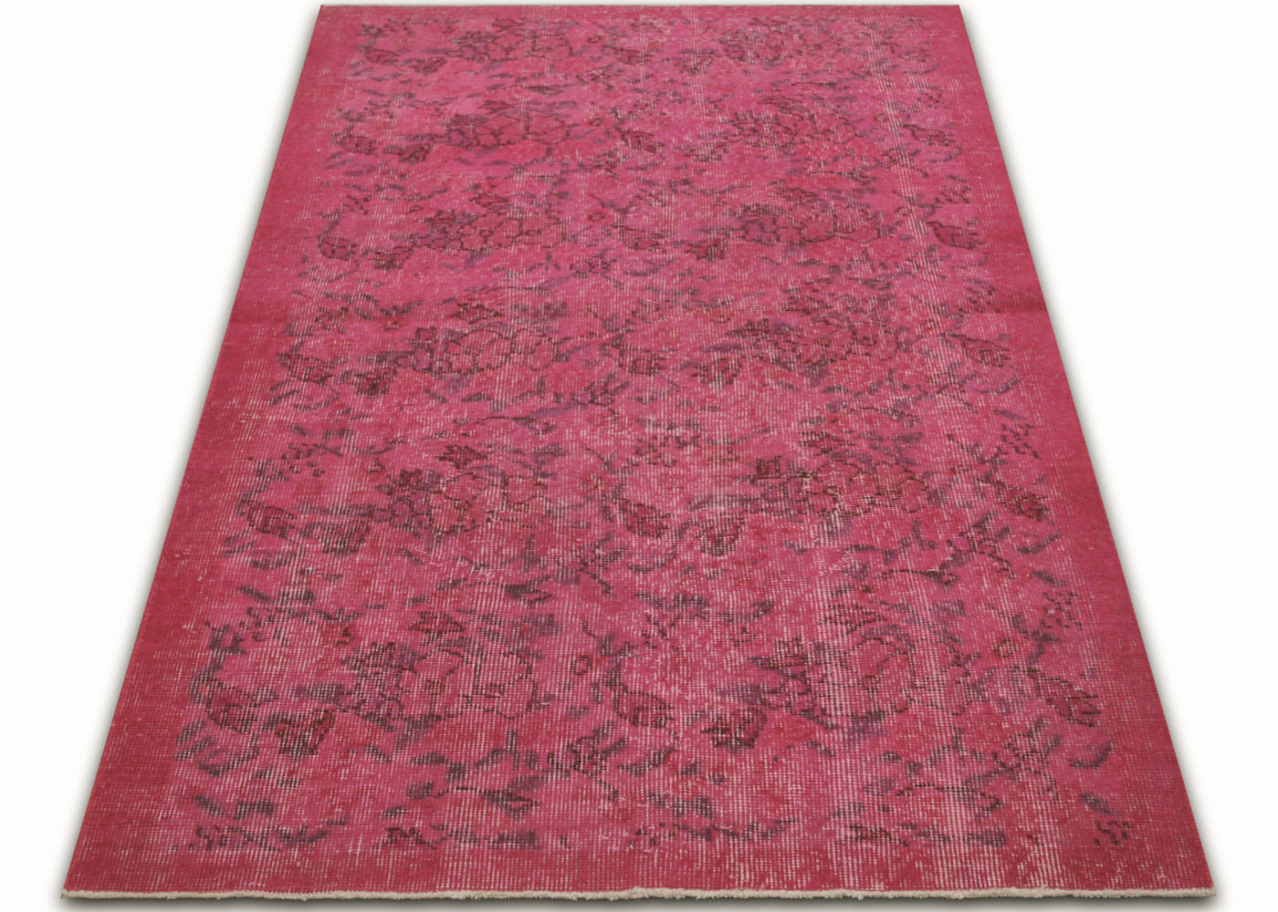 Vintage Turkish OverDyed Rug - 3'7" x 6'4"