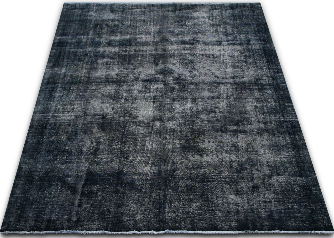 Vintage Persian Kerman Overdyed Rug - 9'8" x 12'6"