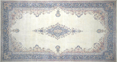 Vintage Persian Kerman Carpet - 11'8" x 22'