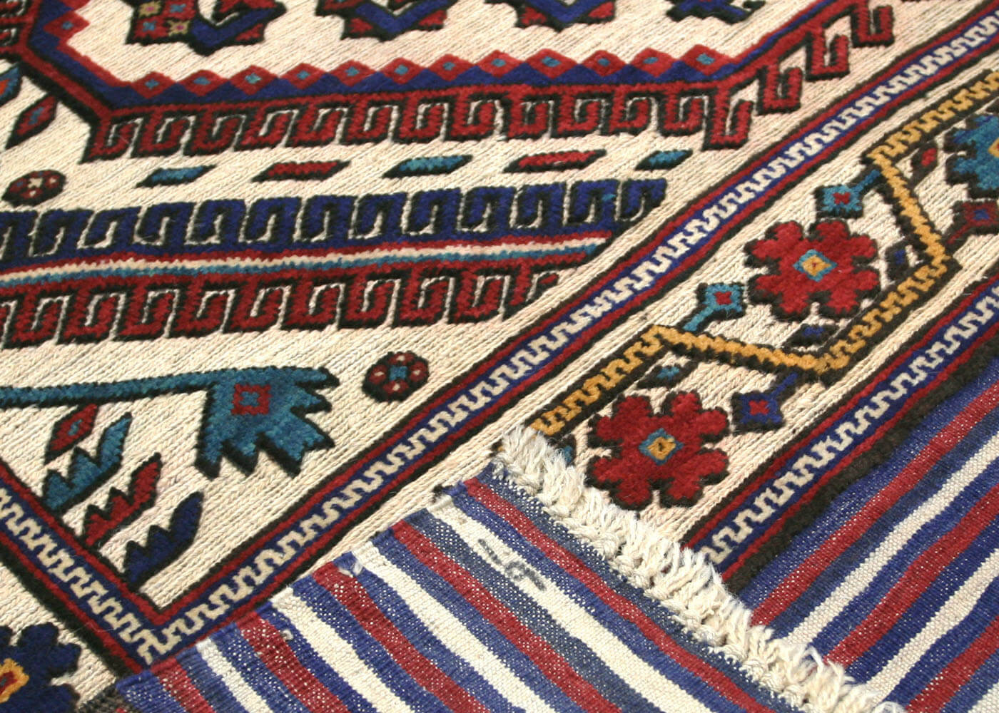 Vintage Afghan Balouch Rug - 4'3" x 5'10"