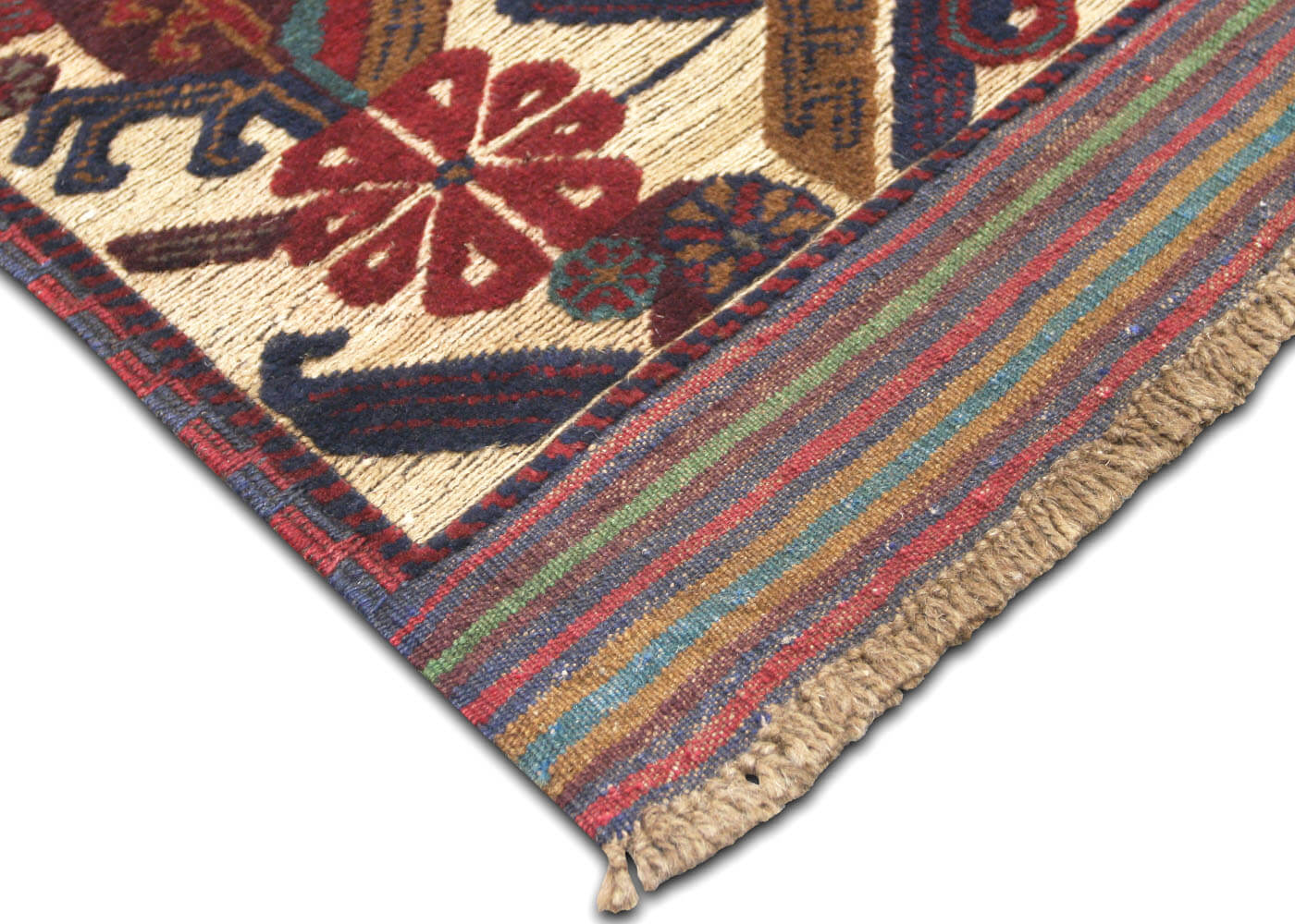 Vintage Afghan Belouchi Rug - 4' x 5'9"