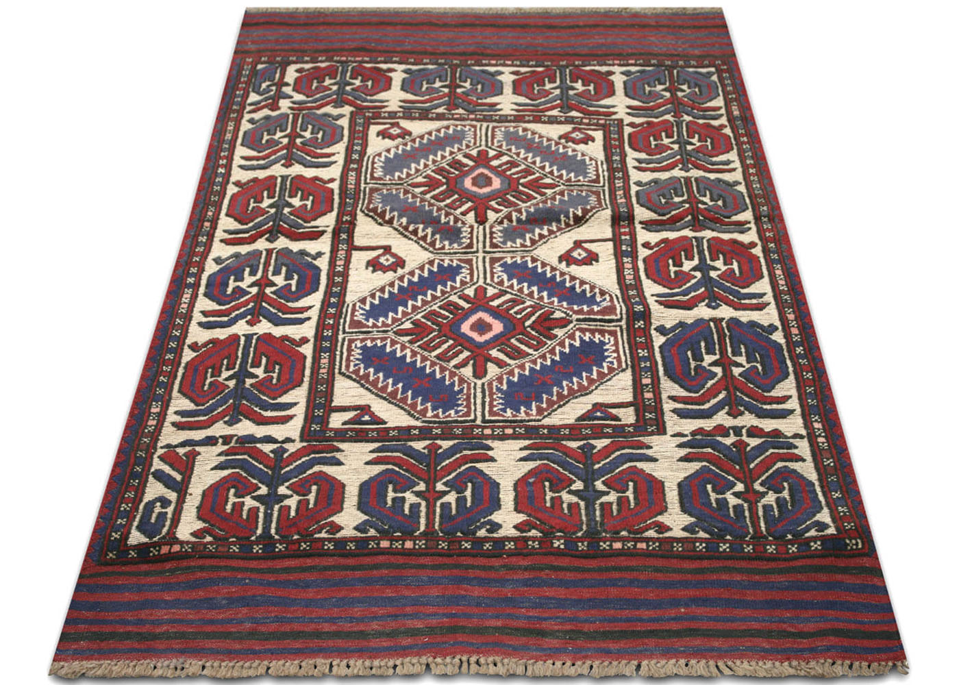 Vintage Afghan Balouch Rug - 3'10" x 6'4"