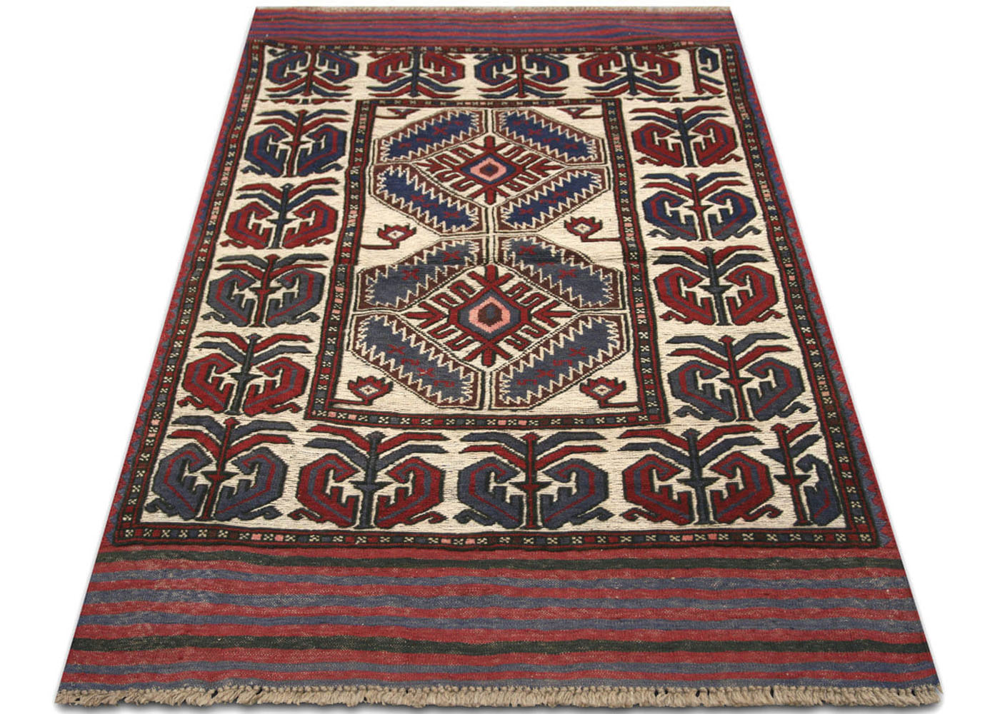 Vintage Afghan Balouch Rug - 3'10" x 6'4"