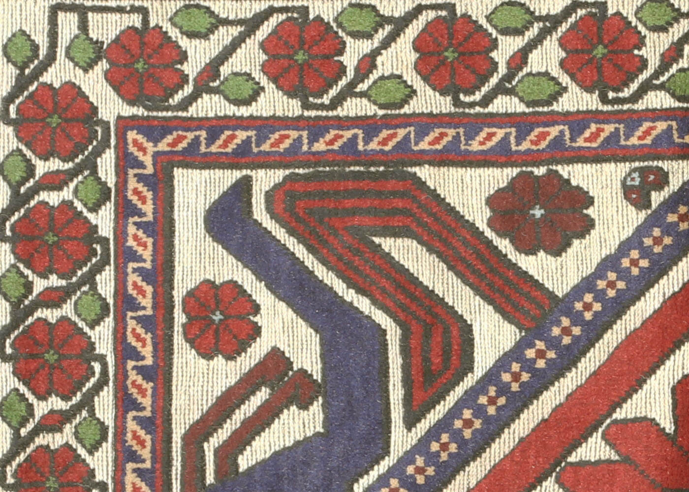 Vintage Afghan Balouch Rug - 4'3" x 6'5"